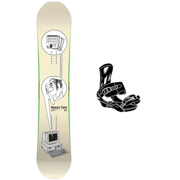 Pack Snowboard Resort Twin + Fix