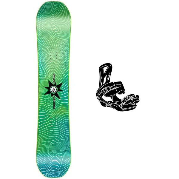 Pack Snowboard Ripper Kids X Volcom + Fix