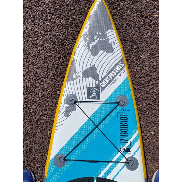 PACK STAND UP PADDLE GONFLABLE CARAIBE 14′ 27 » 5″ SURFPISTOLS
