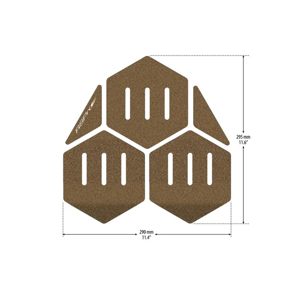 PAD ARRIERE SURF AUTOCOLLANT LIEGE RSPRO (Tail Large)