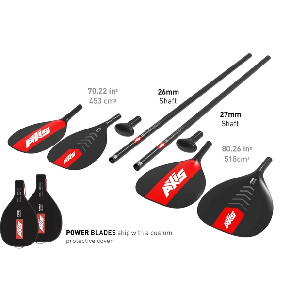 PAGAIE CARBONE AXIS FOILS POWER BLADE