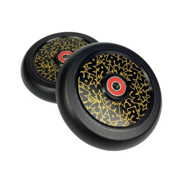 Paire de roues trottinette NITRO CIRCUS RW Hollow Noir 120mm