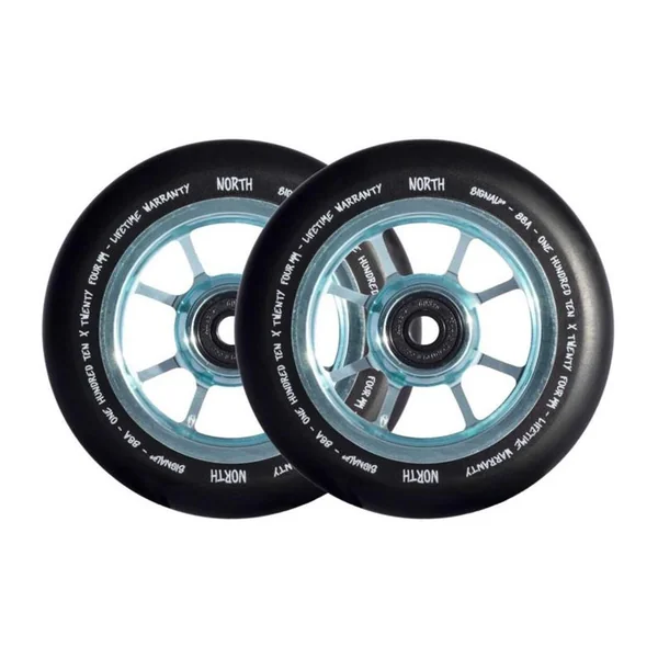 Paire de roues trottinette NORTH Signal Jade 24mm