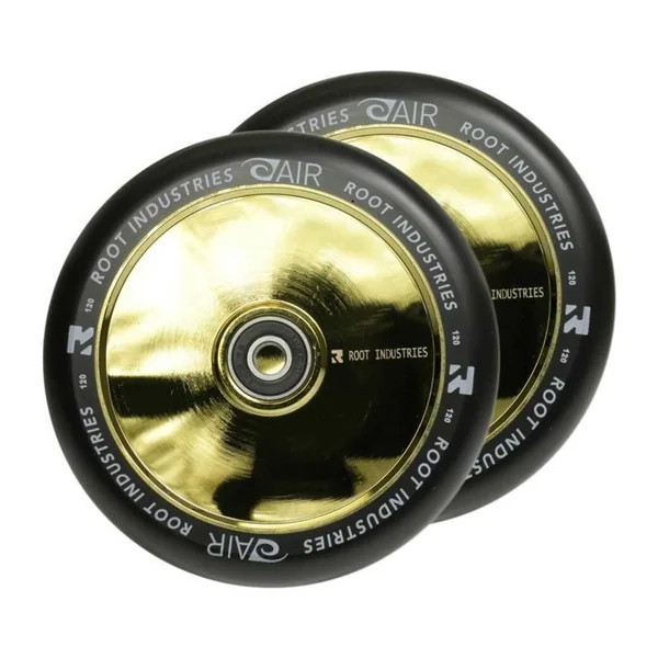 Paire de roues trottinette ROOT INDUSTRIES Air Gold Rush 120mm
