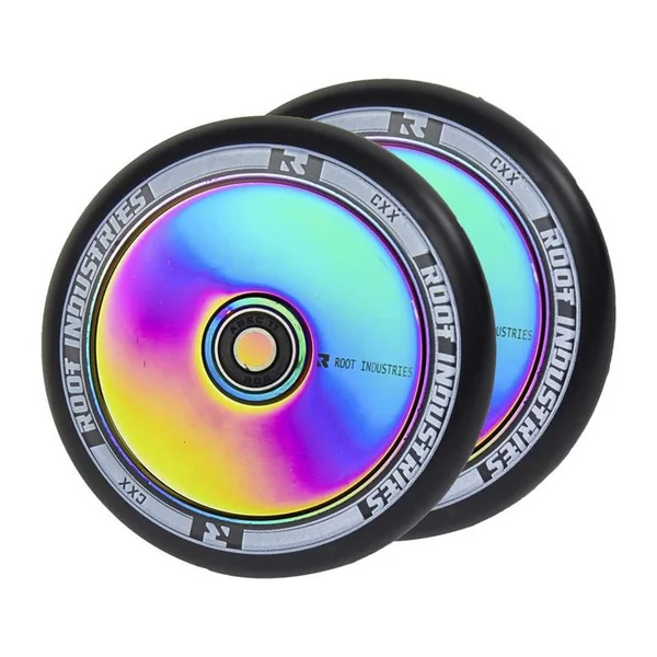 Paire de roues trottinette ROOT INDUSTRIES Air Neochrome 120mm