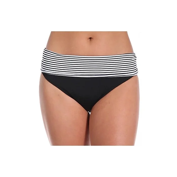 Panache - Anya Stripe Fold Noir et Blanc 10 Anya Stripe