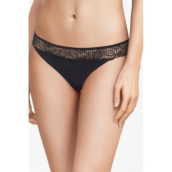 Passionata - Culotte Tanga Noir Small Sun
