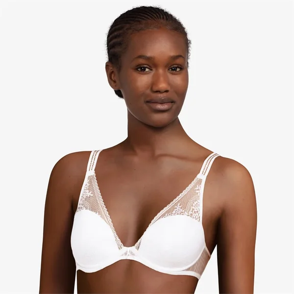 Passionata - Soutien-Gorge Coque Plongeante 32 (70) F Blanc Maddie