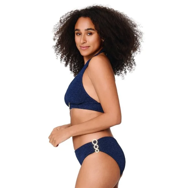 Plage de LingaDore A Touch Of Gold bleu marine set