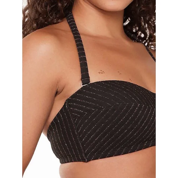 Plage de LingaDore Black Diamond noir haut de bikini préformé