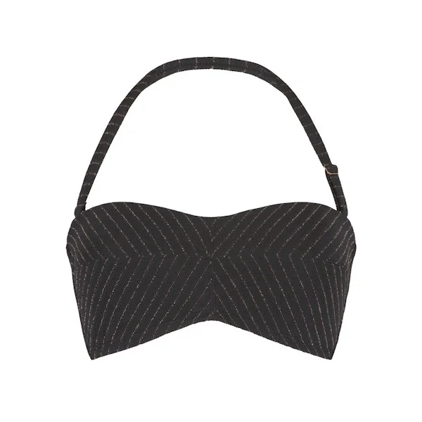 Plage de LingaDore Black Diamond noir haut de bikini préformé