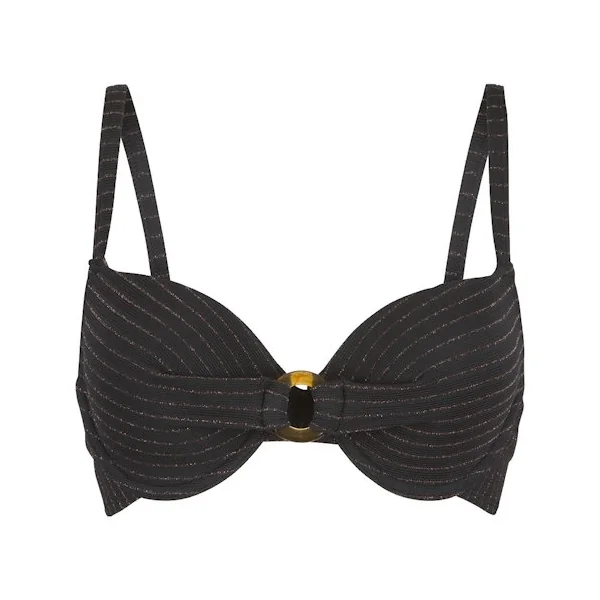 Plage de LingaDore Black Diamond noir haut de bikini préformé