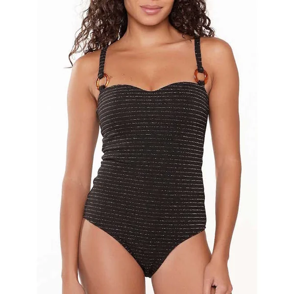 Plage de LingaDore Black Diamond noir maillot de bain