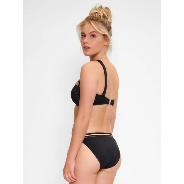 Plage de LingaDore Black Panter noir soutien-gorge bikini corbeille