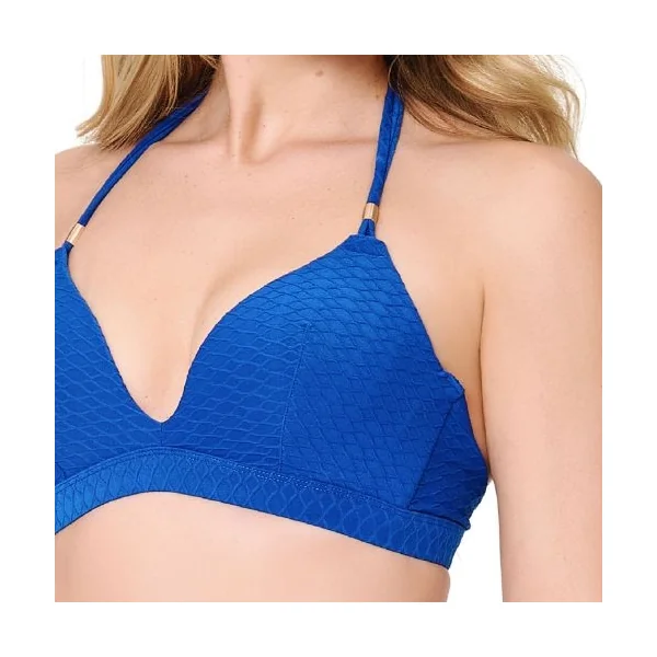 Plage de LingaDore Blue Crush bleu haut de bikini préformé