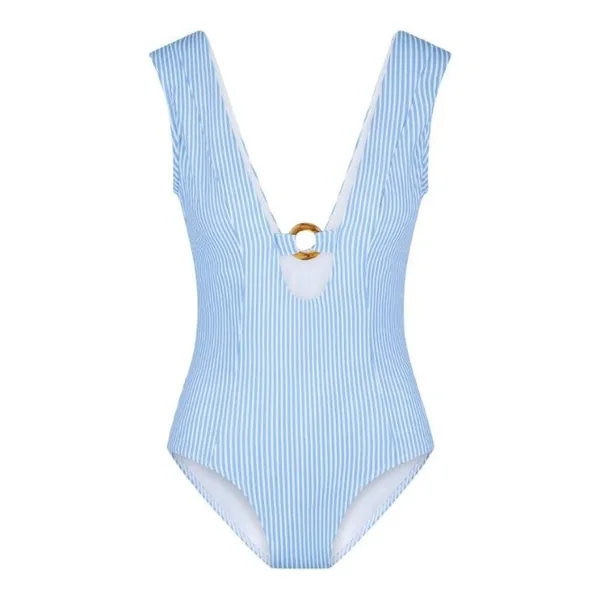 Plage de LingaDore Blue Stripes bleu/blanc maillot de bain