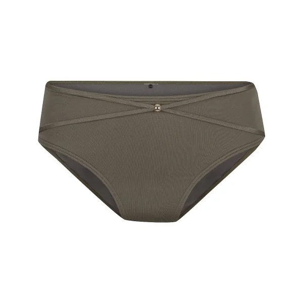 Plage de LingaDore Carol kaki slip de bikini