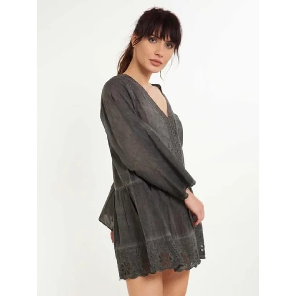 Plage de LingaDore Cover Up noir tunique