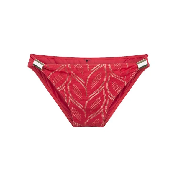 Plage de LingaDore fabulous in red Lace rouge slip de bikini