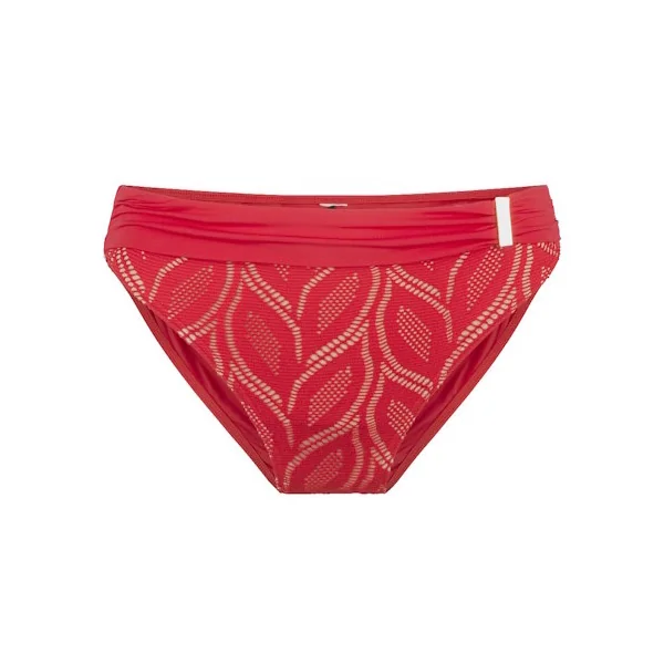 Plage de LingaDore fabulous in red Lace rouge slip de bikini