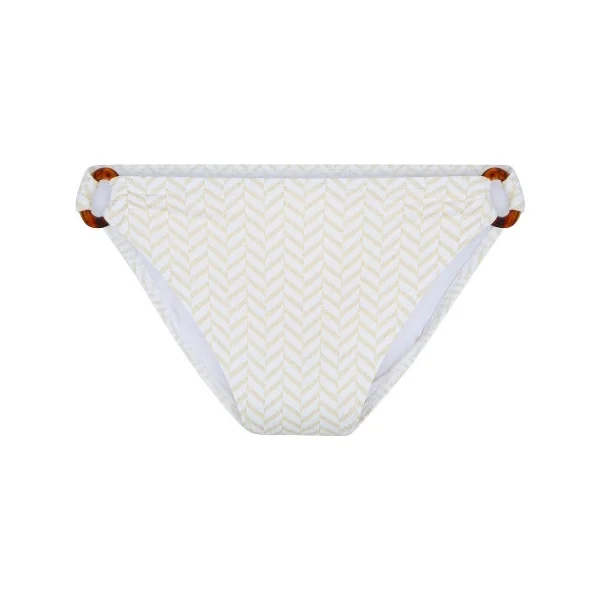Plage de LingaDore Fishbone ivoire/print slip de bikini