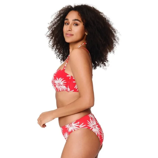 Plage de LingaDore Fresh Flowers rouge slip de bikini