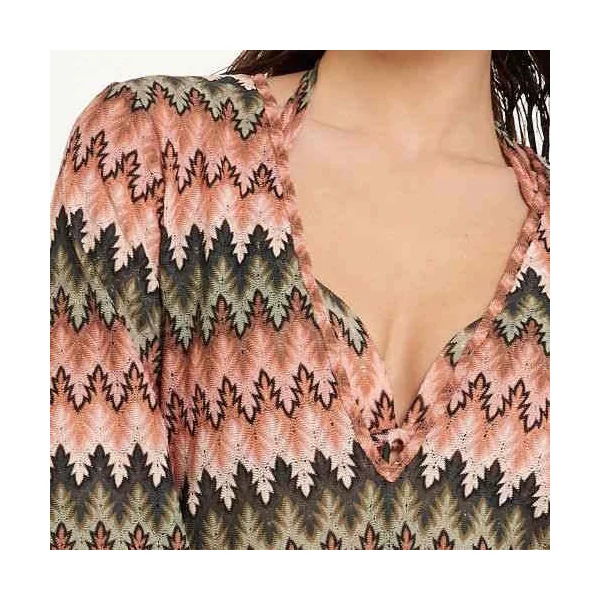 Plage de LingaDore Neva vert/rose tunique