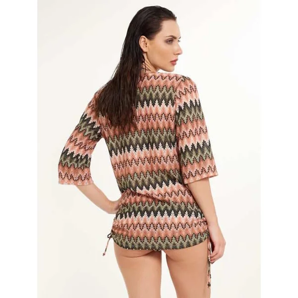Plage de LingaDore Neva vert/rose tunique