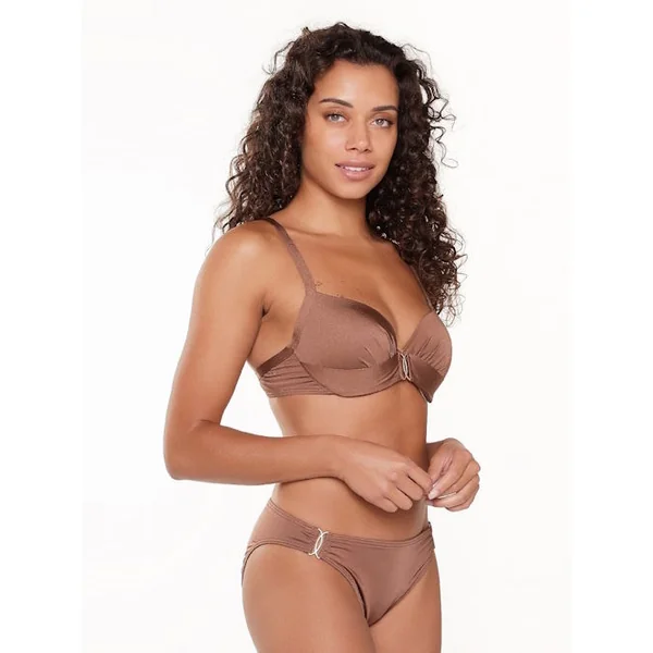 Plage de LingaDore Nutshell marron haut de bikini préformé