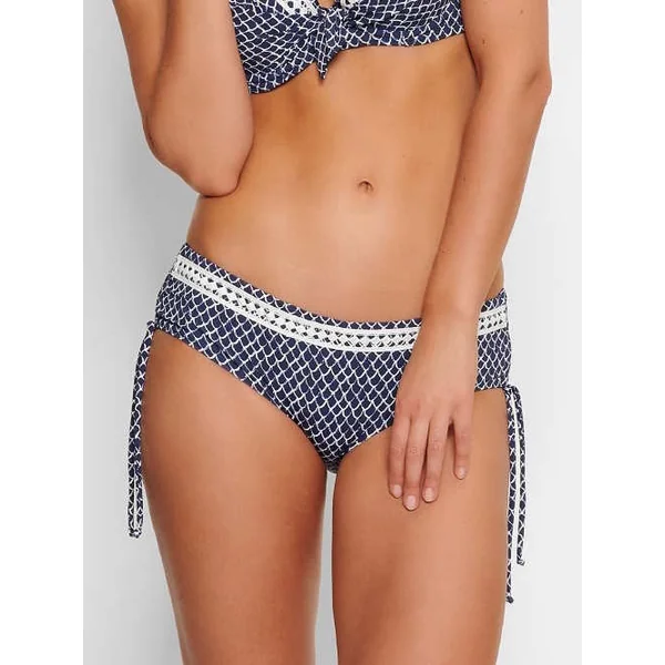 Plage de LingaDore Serra bleu marine/blanc slip de bikini