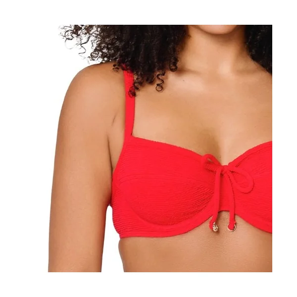 Plage de LingaDore Stand Out rouge soutien-gorge bikini corbeille