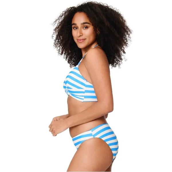Plage de LingaDore Summer Stripes blanc/bleu set