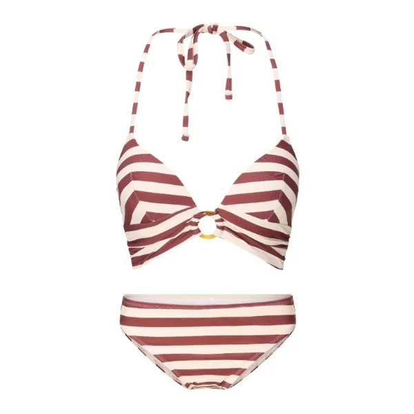 Plage de LingaDore Summer Stripes blanc/rouge set