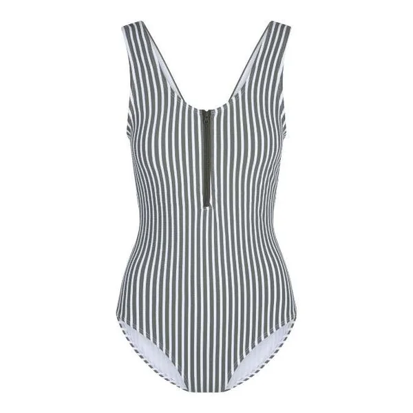 Plage de LingaDore Summer Stripes gris/blanc maillot de bain