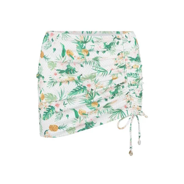 Plage de LingaDore Tropical Botanic blanc/print jupe