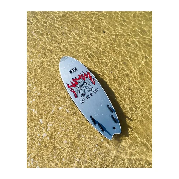 Planche de Surf EZI Bat Outta Hell Black 5´6