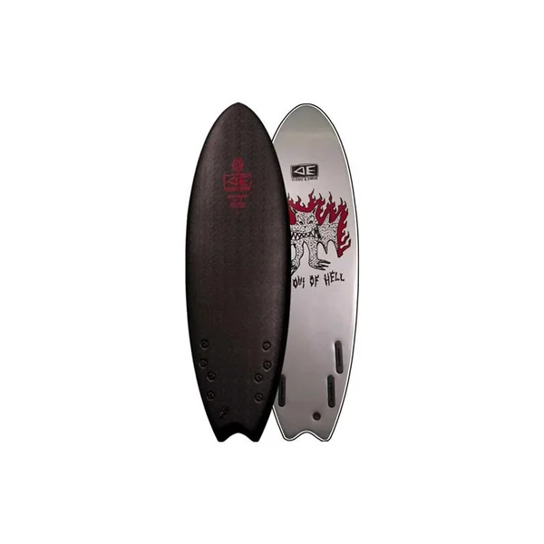 Planche de Surf EZI Bat Outta Hell Black 5´6
