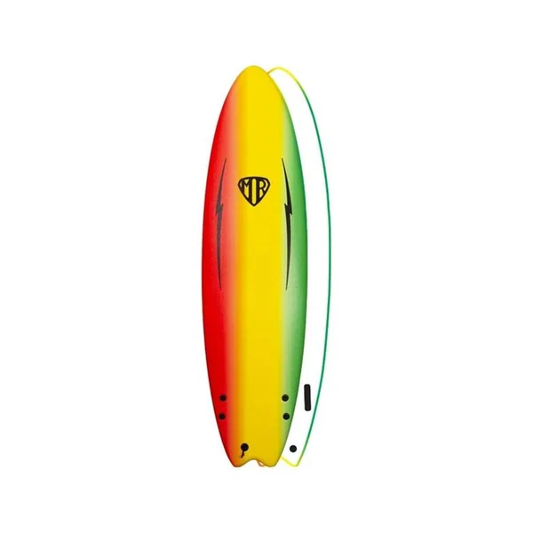 Planche de Surf mousse EZI MR Spray Rasta 7´0