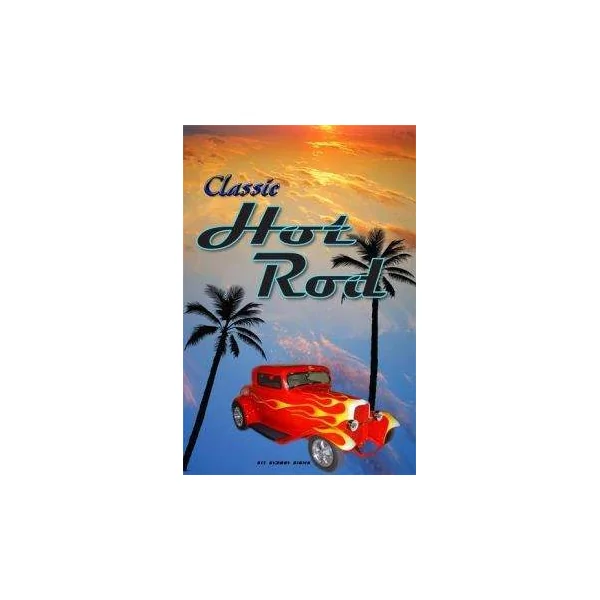 PLAQUE METAL DECORATIVE CLASSIC HOT ROAD