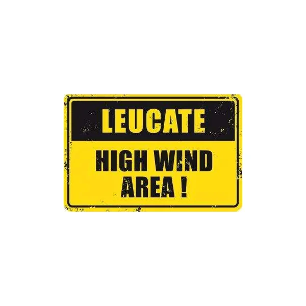 PLAQUE METAL DECORATIVE LEUCATE HIGHT WIND AREA