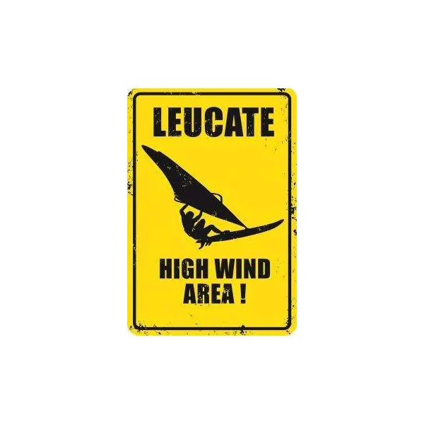 PLAQUE METAL DECORATIVE LEUCATE JUMP