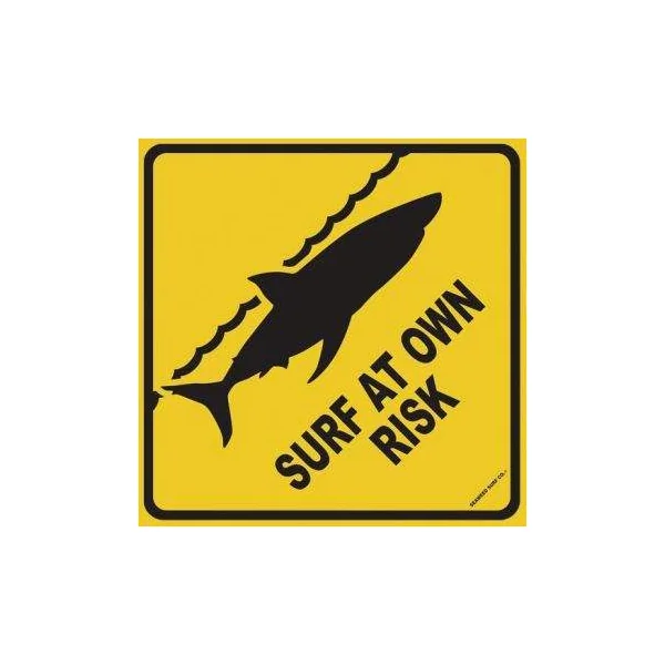 PLAQUE METAL DECORATIVE OWN RISK