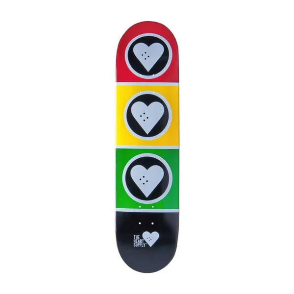 Plateau de skate HEART SUPPLY Squad Rasta 8.125