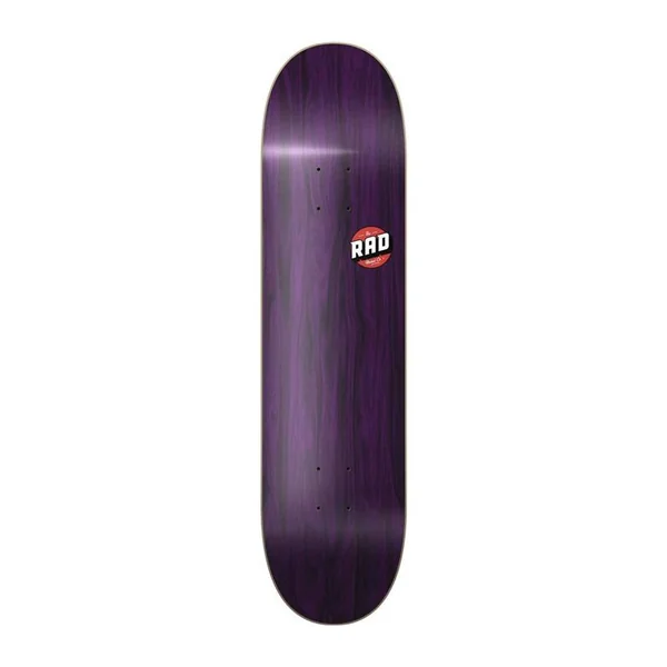 Plateau de skate RAD Blank Logo Purple Maple 8.25