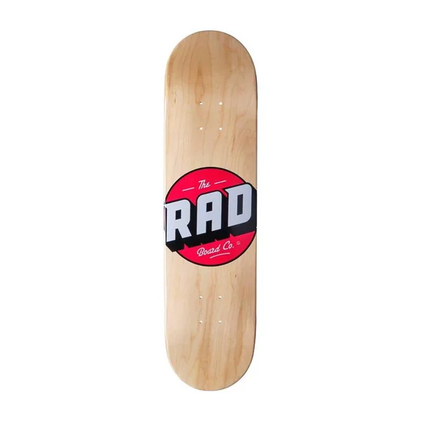 Plateau de skate RAD Solid Logo Wood 7.75