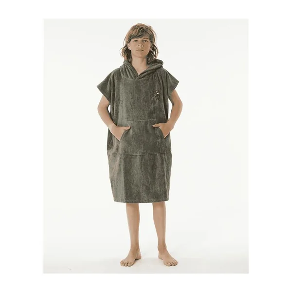 Poncho junior RIPCURL Logo Hooded Towel - Boy Grey