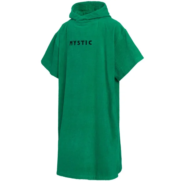 Poncho MYSTIC Poncho Brand Green - Poncho surf et kitesurf pratique