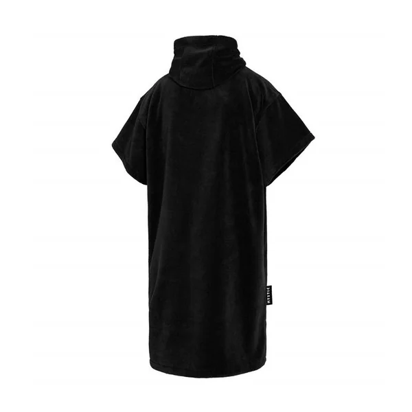 Poncho MYSTIC Poncho Teddy Black - Chaleur et confort après surf et kitesurf