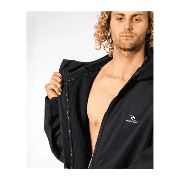 Poncho RIPCURL Anti-Series Hooded Poncho Black