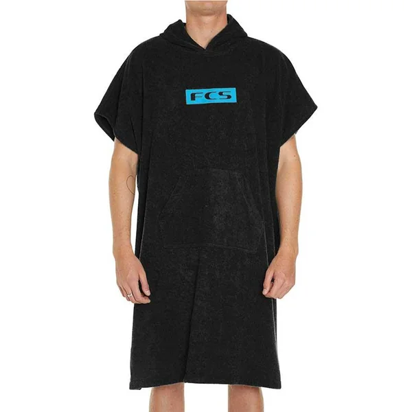 Poncho Surf Fcs Towel Black